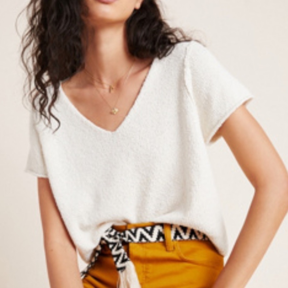 Anthropologie VALENTINA SWEATER TEE